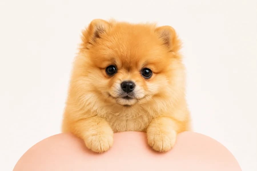 Filhote de Lulu da Pomerânia